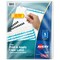 Avery 5 Tab Unpunched Dividers, Easy Print & Apply Clear Label Strip, Index Maker Customizable White Tabs, 5 Sets (11431)